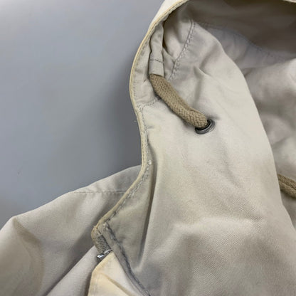 【現状渡し品】【メンズ】 J.CREW ALWAYS ジェイクルー オールウェイズ 19SS COTTON ANORAK PARKA コットン アノラック パーカー アウター 146-260914-cs-21-izu サイズ：XL カラー：アイボリー 万代Net店