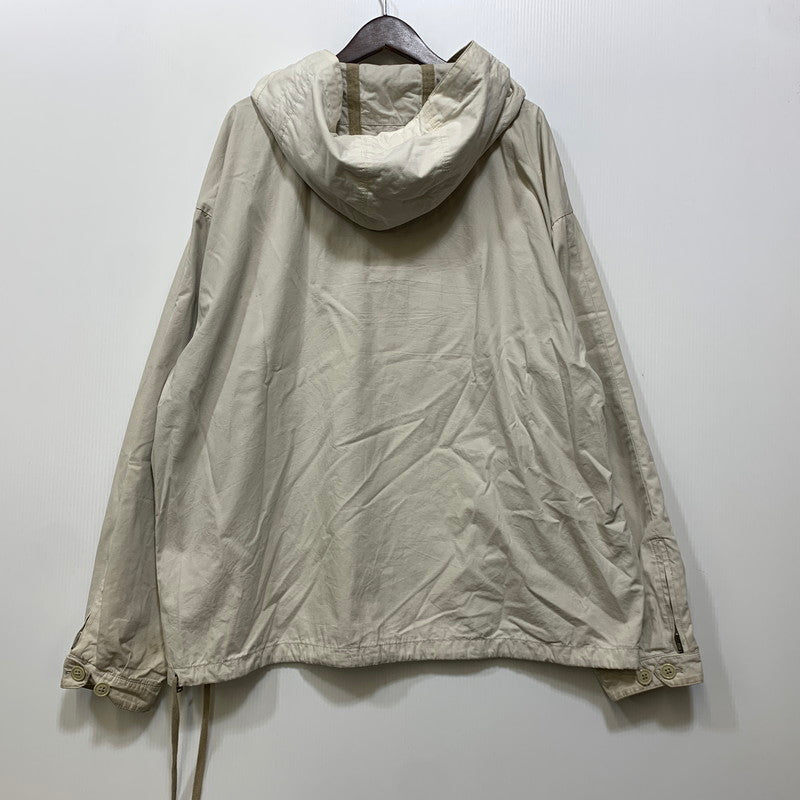 【現状渡し品】【メンズ】 J.CREW ALWAYS ジェイクルー オールウェイズ 19SS COTTON ANORAK PARKA コットン アノラック パーカー アウター 146-260914-cs-21-izu サイズ：XL カラー：アイボリー 万代Net店