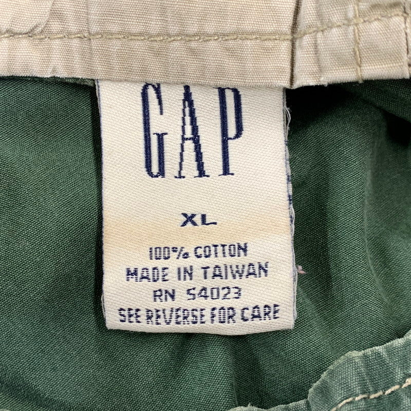 【現状渡し品】【メンズ】 OLD GAP オールド ギャップ ANORAK PARKA アノラック パーカー アウター 146-260912-kh-15-izu サイズ：XL カラー：グリーン 万代Net店