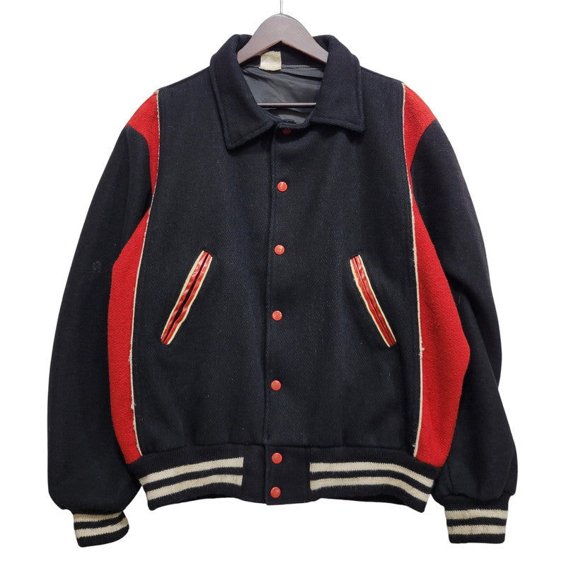 【中古品】【メンズ】 Champion チャンピオン WOOL VARSITY JACKET ウール バーシティジャケット 小文字ランタグ 146-260903-as-31-izu カラー：ブラック 万代Net店