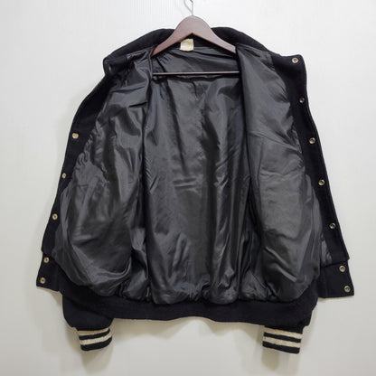 【中古品】【メンズ】 Champion チャンピオン WOOL VARSITY JACKET ウール バーシティジャケット 小文字ランタグ 146-260903-as-31-izu カラー：ブラック 万代Net店