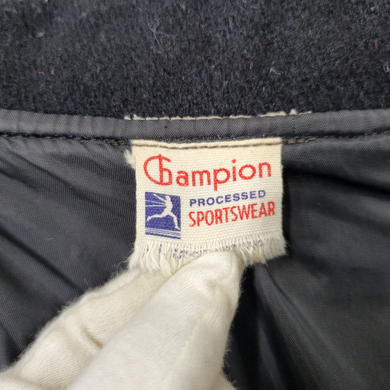 【中古品】【メンズ】 Champion チャンピオン WOOL VARSITY JACKET ウール バーシティジャケット 小文字ランタグ 146-260903-as-31-izu カラー：ブラック 万代Net店