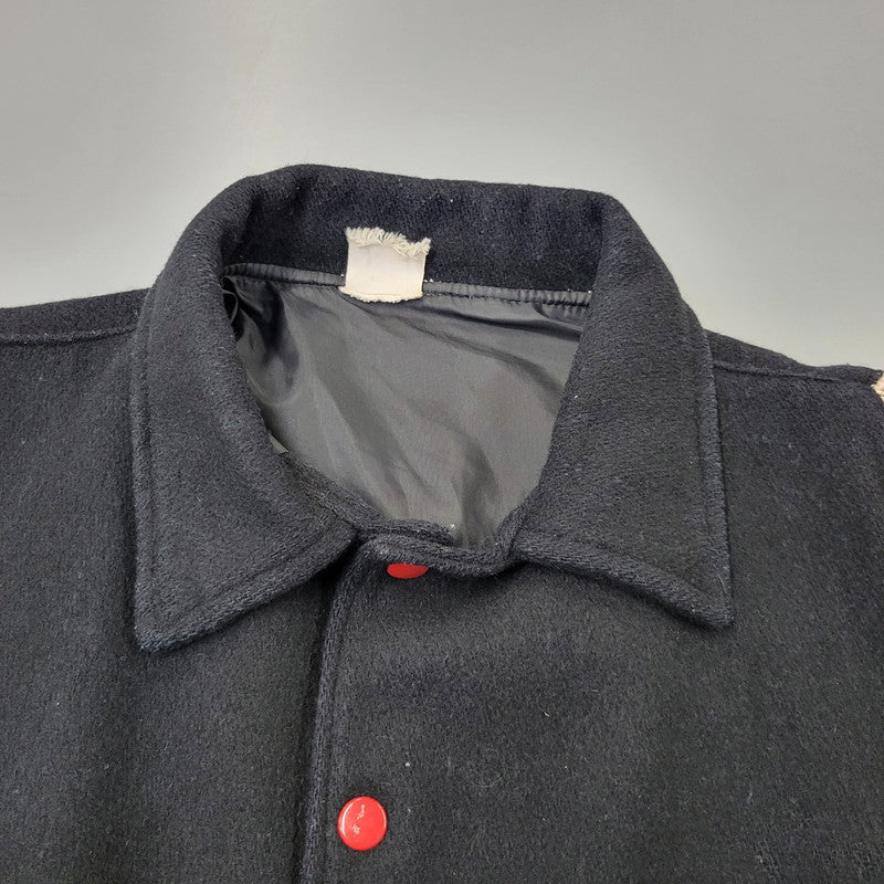 【中古品】【メンズ】 Champion チャンピオン WOOL VARSITY JACKET ウール バーシティジャケット 小文字ランタグ 146-260903-as-31-izu カラー：ブラック 万代Net店