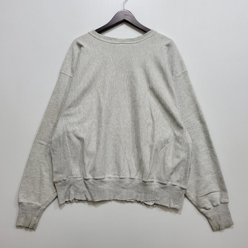 【現状渡し品】【メンズ】 CHAMPION チャンピオン 90S UNIVERSITY OF CHICAGO REVERSE WEAVE SWEATSHIRT ユニバーシティ オブ シカゴ リバース ウィーブ スウェットシャツ トップス 長袖 146-260903-ya-12-izu サイズ：XL カラー：グレー 万代Net店