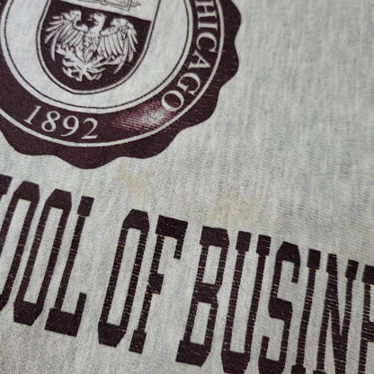 【現状渡し品】【メンズ】 CHAMPION チャンピオン 90S UNIVERSITY OF CHICAGO REVERSE WEAVE SWEATSHIRT ユニバーシティ オブ シカゴ リバース ウィーブ スウェットシャツ トップス 長袖 146-260903-ya-12-izu サイズ：XL カラー：グレー 万代Net店