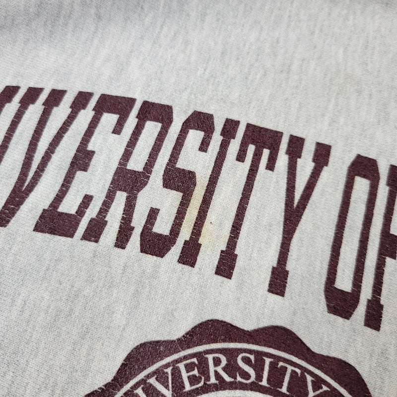 【現状渡し品】【メンズ】 CHAMPION チャンピオン 90S UNIVERSITY OF CHICAGO REVERSE WEAVE SWEATSHIRT ユニバーシティ オブ シカゴ リバース ウィーブ スウェットシャツ トップス 長袖 146-260903-ya-12-izu サイズ：XL カラー：グレー 万代Net店
