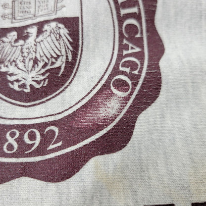 【現状渡し品】【メンズ】 CHAMPION チャンピオン 90S UNIVERSITY OF CHICAGO REVERSE WEAVE SWEATSHIRT ユニバーシティ オブ シカゴ リバース ウィーブ スウェットシャツ トップス 長袖 146-260903-ya-12-izu サイズ：XL カラー：グレー 万代Net店