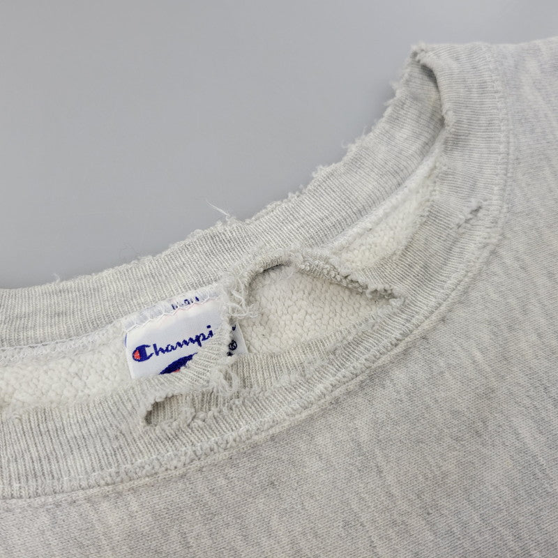 【現状渡し品】【メンズ】 CHAMPION チャンピオン 90S UNIVERSITY OF CHICAGO REVERSE WEAVE SWEATSHIRT ユニバーシティ オブ シカゴ リバース ウィーブ スウェットシャツ トップス 長袖 146-260903-ya-12-izu サイズ：XL カラー：グレー 万代Net店