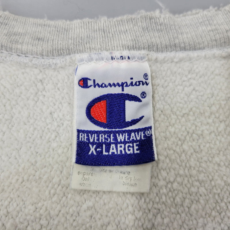 【現状渡し品】【メンズ】 CHAMPION チャンピオン 90S UNIVERSITY OF CHICAGO REVERSE WEAVE SWEATSHIRT ユニバーシティ オブ シカゴ リバース ウィーブ スウェットシャツ トップス 長袖 146-260903-ya-12-izu サイズ：XL カラー：グレー 万代Net店