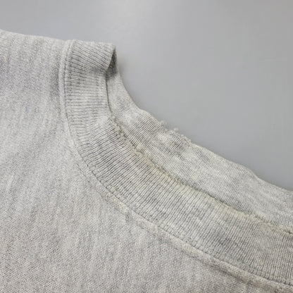 【中古品】【メンズ】 CHAMPION チャンピオン トリコタグ中期 染み込みプリント USA製 80S MICHIGAN STATE REVERSE WEAVE SWEATSHIRT リバースウィーブ スウェットシャツ トップス 長袖 146-260904-cs-01-izu サイズ：XL カラー：グレー 万代Net店