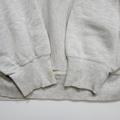 【中古品】【メンズ】 CHAMPION チャンピオン トリコタグ中期 染み込みプリント USA製 80S MICHIGAN STATE REVERSE WEAVE SWEATSHIRT リバースウィーブ スウェットシャツ トップス 長袖 146-260904-cs-01-izu サイズ：XL カラー：グレー 万代Net店
