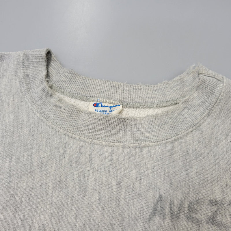 【中古品】【メンズ】 CHAMPION チャンピオン トリコタグ中期 USA製 80S 目無し PLAIN REVERSE WEAVE SWEATSHIRT プレーン リバース ウィーブ スウェットシャツ トップス 長袖 146-260903-ya-11-izu サイズ：XL カラー：グレー 万代Net店