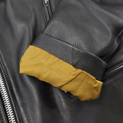 【中古品】【メンズ】 MR.OLIVE ミスターオリーブ COW LEATHER DOUBLE RIDERS JACKET M-17350 カウレザー ダブルライダースジャケット 140-260903-as-29-izu サイズ：L カラー：ブラック 万代Net店