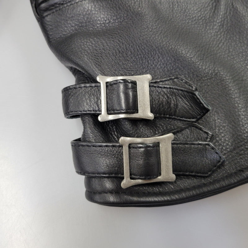 【中古品】【メンズ】 MR.OLIVE ミスターオリーブ COW LEATHER DOUBLE RIDERS JACKET M-17350 カウレザー ダブルライダースジャケット 140-260903-as-29-izu サイズ：L カラー：ブラック 万代Net店