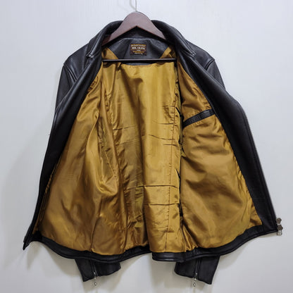 【中古品】【メンズ】 MR.OLIVE ミスターオリーブ COW LEATHER DOUBLE RIDERS JACKET M-17350 カウレザー ダブルライダースジャケット 140-260903-as-29-izu サイズ：L カラー：ブラック 万代Net店