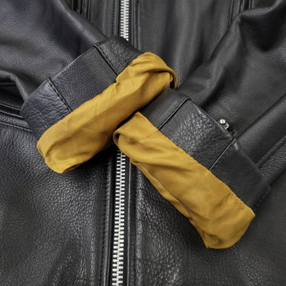 【中古品】【メンズ】 MR.OLIVE ミスターオリーブ COW LEATHER DOUBLE RIDERS JACKET M-17350 カウレザー ダブルライダースジャケット 140-260903-as-29-izu サイズ：L カラー：ブラック 万代Net店
