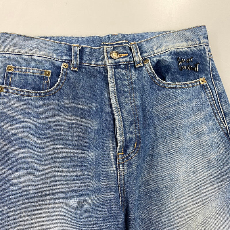 【中古品】【メンズ】 SAINT LAURENT サンローラン Y883L 4068 D14 M SL-LW ANTHONY VACCARELLO期 アンソニーヴァカレロ 17SS DENIM PANTS デニム パンツ ボトムス ズボン 152-260904-cs-08-izu サイズ：28 カラー：インディゴ 万代Net店