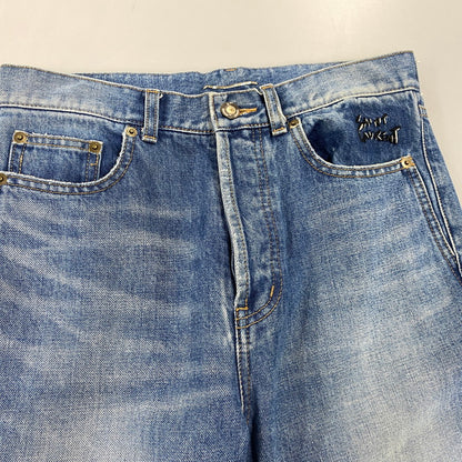 【中古品】【メンズ】 SAINT LAURENT サンローラン Y883L 4068 D14 M SL-LW ANTHONY VACCARELLO期 アンソニーヴァカレロ 17SS DENIM PANTS デニム パンツ ボトムス ズボン 152-260904-cs-08-izu サイズ：28 カラー：インディゴ 万代Net店