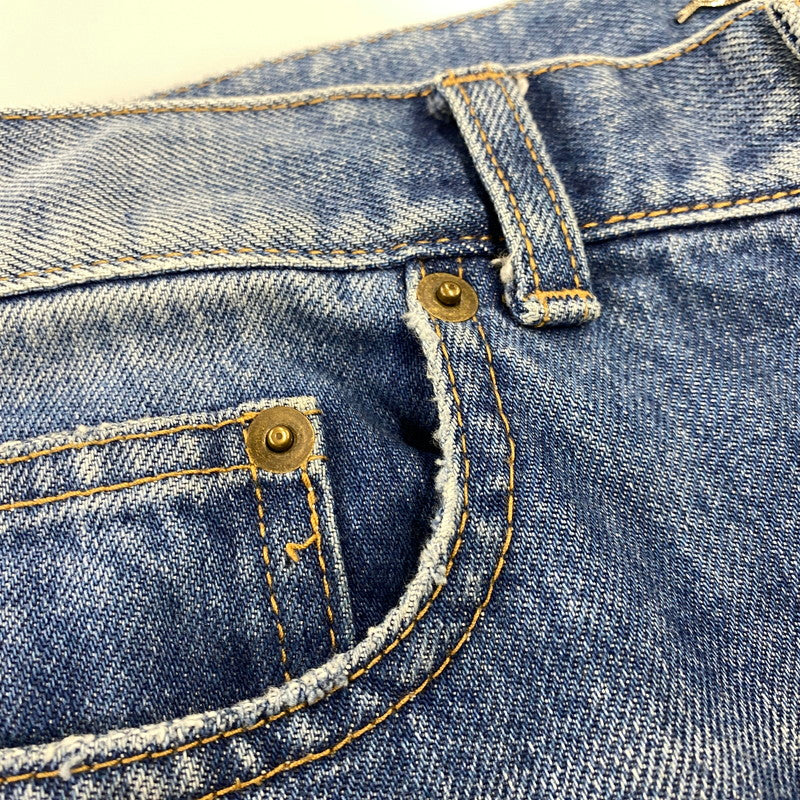 【中古品】【メンズ】 SAINT LAURENT サンローラン Y883L 4068 D14 M SL-LW ANTHONY VACCARELLO期 アンソニーヴァカレロ 17SS DENIM PANTS デニム パンツ ボトムス ズボン 152-260904-cs-08-izu サイズ：28 カラー：インディゴ 万代Net店