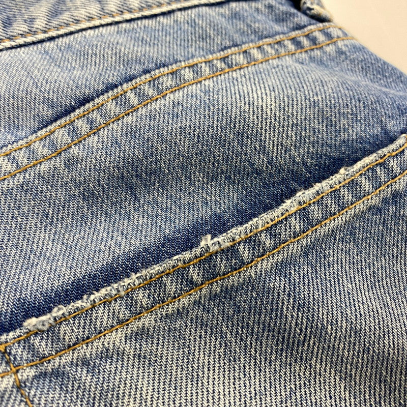 【中古品】【メンズ】 SAINT LAURENT サンローラン Y883L 4068 D14 M SL-LW ANTHONY VACCARELLO期 アンソニーヴァカレロ 17SS DENIM PANTS デニム パンツ ボトムス ズボン 152-260904-cs-08-izu サイズ：28 カラー：インディゴ 万代Net店