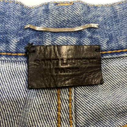 【中古品】【メンズ】 SAINT LAURENT サンローラン Y883L 4068 D14 M SL-LW ANTHONY VACCARELLO期 アンソニーヴァカレロ 17SS DENIM PANTS デニム パンツ ボトムス ズボン 152-260904-cs-08-izu サイズ：28 カラー：インディゴ 万代Net店