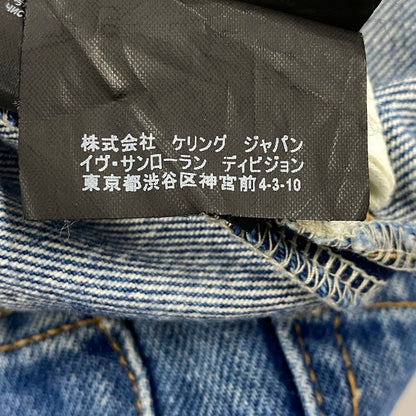 【中古品】【メンズ】 SAINT LAURENT サンローラン Y883L 4068 D14 M SL-LW ANTHONY VACCARELLO期 アンソニーヴァカレロ 17SS DENIM PANTS デニム パンツ ボトムス ズボン 152-260904-cs-08-izu サイズ：28 カラー：インディゴ 万代Net店