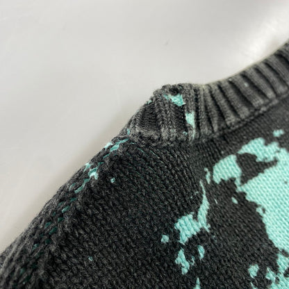 【中古品】【メンズ】 SUPREME シュプリーム 19FW IS LOVE SWEATER イズ ラブ セーター トップス 長袖 149-260904-cs-02-izu サイズ：M カラー：BRIGHT TEAL 万代Net店