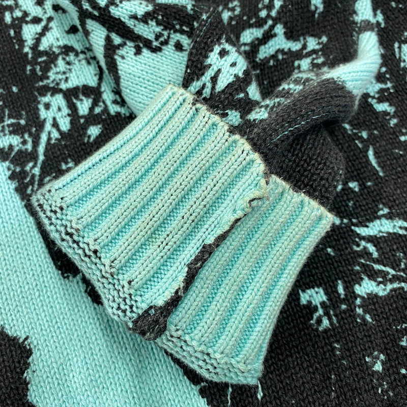【中古品】【メンズ】 SUPREME シュプリーム 19FW IS LOVE SWEATER イズ ラブ セーター トップス 長袖 149-260904-cs-02-izu サイズ：M カラー：BRIGHT TEAL 万代Net店