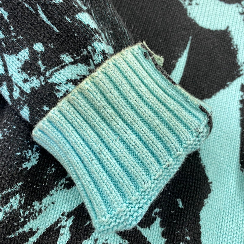 【中古品】【メンズ】 SUPREME シュプリーム 19FW IS LOVE SWEATER イズ ラブ セーター トップス 長袖 149-260904-cs-02-izu サイズ：M カラー：BRIGHT TEAL 万代Net店