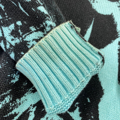 【中古品】【メンズ】 SUPREME シュプリーム 19FW IS LOVE SWEATER イズ ラブ セーター トップス 長袖 149-260904-cs-02-izu サイズ：M カラー：BRIGHT TEAL 万代Net店