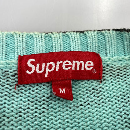 【中古品】【メンズ】 SUPREME シュプリーム 19FW IS LOVE SWEATER イズ ラブ セーター トップス 長袖 149-260904-cs-02-izu サイズ：M カラー：BRIGHT TEAL 万代Net店