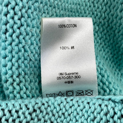 【中古品】【メンズ】 SUPREME シュプリーム 19FW IS LOVE SWEATER イズ ラブ セーター トップス 長袖 149-260904-cs-02-izu サイズ：M カラー：BRIGHT TEAL 万代Net店