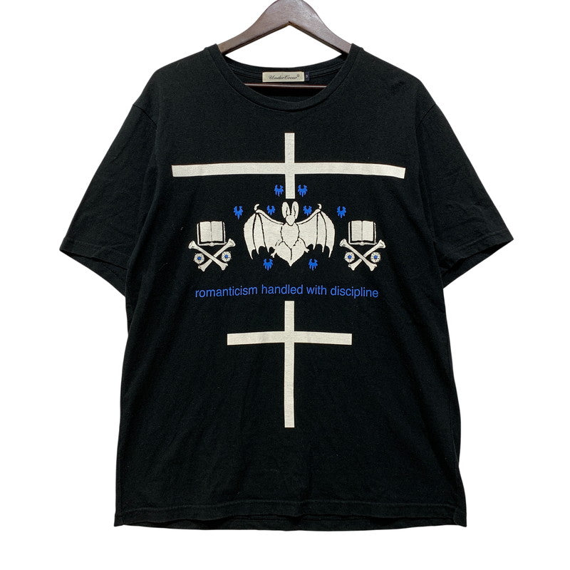 【中古品】【メンズ】 UNDERCOVER アンダーカバー ROMANTICISM HANDLED WITH DISCIPLINE SS TEE ショートスリーブ Tシャツ トップス 半袖 140-260905-cs-01-izu サイズ：3 カラー：ブラック 万代Net店