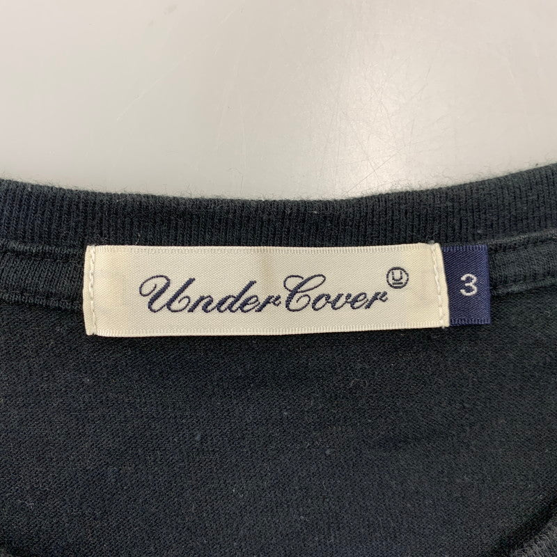 【中古品】【メンズ】 UNDERCOVER アンダーカバー ROMANTICISM HANDLED WITH DISCIPLINE SS TEE ショートスリーブ Tシャツ トップス 半袖 140-260905-cs-01-izu サイズ：3 カラー：ブラック 万代Net店