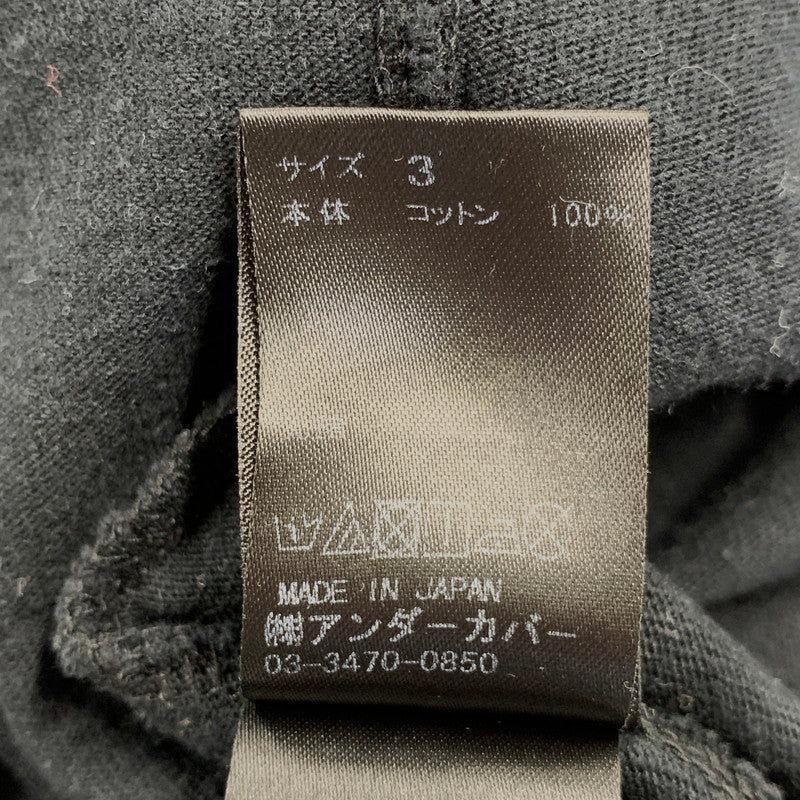 【中古品】【メンズ】 UNDERCOVER アンダーカバー ROMANTICISM HANDLED WITH DISCIPLINE SS TEE ショートスリーブ Tシャツ トップス 半袖 140-260905-cs-01-izu サイズ：3 カラー：ブラック 万代Net店