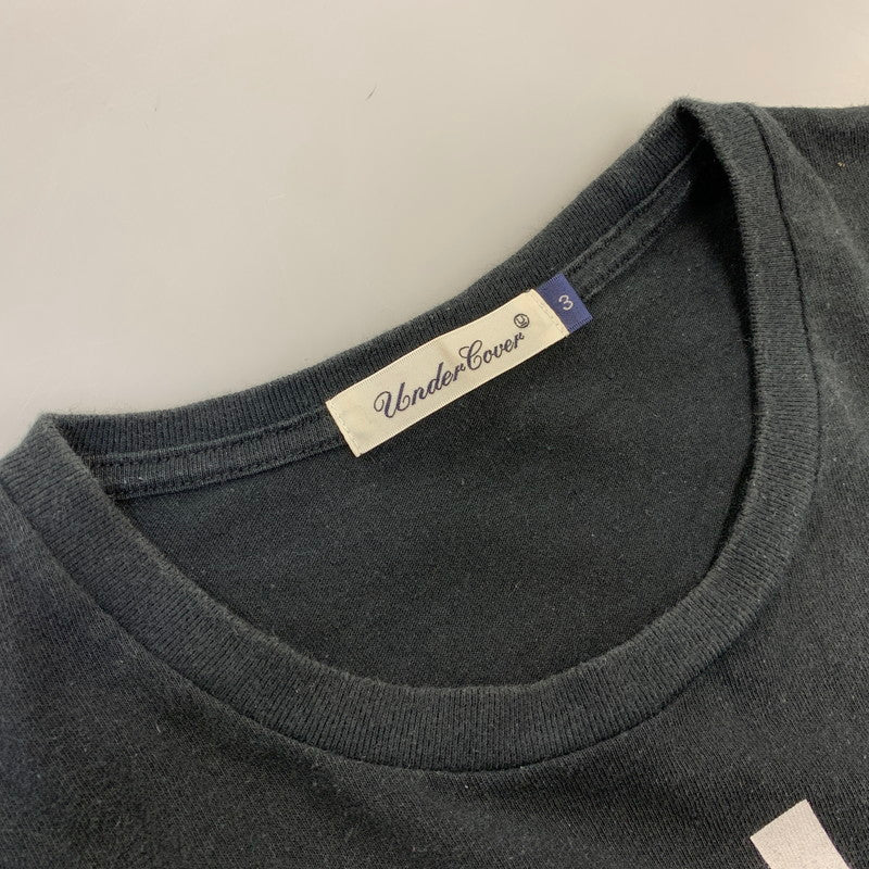 【中古品】【メンズ】 UNDERCOVER アンダーカバー ROMANTICISM HANDLED WITH DISCIPLINE SS TEE ショートスリーブ Tシャツ トップス 半袖 140-260905-cs-01-izu サイズ：3 カラー：ブラック 万代Net店