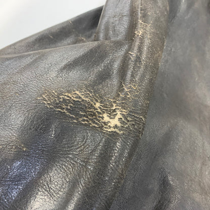 【ジャンク品】【メンズ】 SCHOTT ショット LEATHER DOUBLE RIDERS JACKET レザー ダブル ライダース ジャケット アウター 145-260905-cs-09-izu サイズ：44 カラー：ブラック 万代Net店