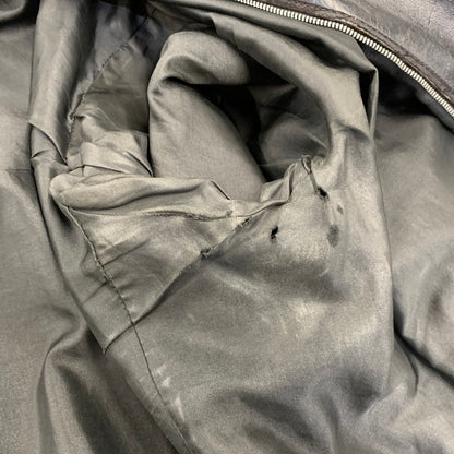 【ジャンク品】【メンズ】 SCHOTT ショット LEATHER DOUBLE RIDERS JACKET レザー ダブル ライダース ジャケット アウター 145-260905-cs-09-izu サイズ：44 カラー：ブラック 万代Net店