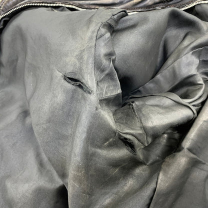 【ジャンク品】【メンズ】 SCHOTT ショット LEATHER DOUBLE RIDERS JACKET レザー ダブル ライダース ジャケット アウター 145-260905-cs-09-izu サイズ：44 カラー：ブラック 万代Net店