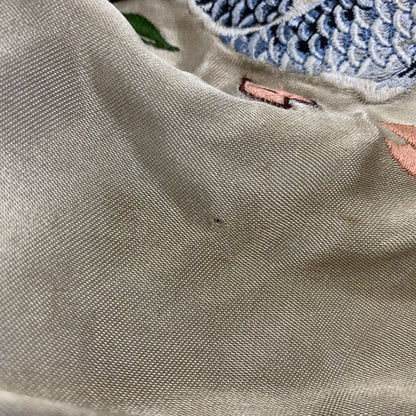 【現状渡し品】【メンズ】 花旅楽団 ハナタビガクダン 鯉×桜 SOUVENIR JACKET スーベニア ジャケット アウター 145-260905-cs-07-izu サイズ：S カラー：ブラック/ブラウン系 万代Net店