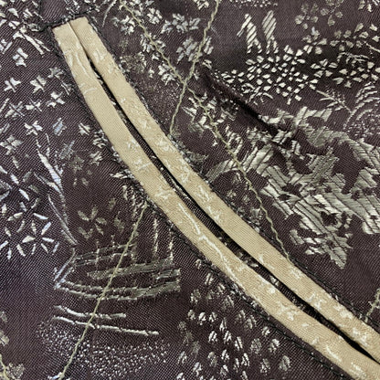【現状渡し品】【メンズ】 花旅楽団 ハナタビガクダン 鯉×桜 SOUVENIR JACKET スーベニア ジャケット アウター 145-260905-cs-07-izu サイズ：S カラー：ブラック/ブラウン系 万代Net店