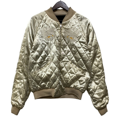【中古品】【メンズ】 PINK DRAGON ピンクドラゴン 別珍 JAPAN MAP×DRAGON 30TH SOUVENIR JACKET ３０周年 スーベニア ジャケット アウター 145-260905-cs-08-izu サイズ：不明 カラー：ブラック/ホワイト 万代Net店