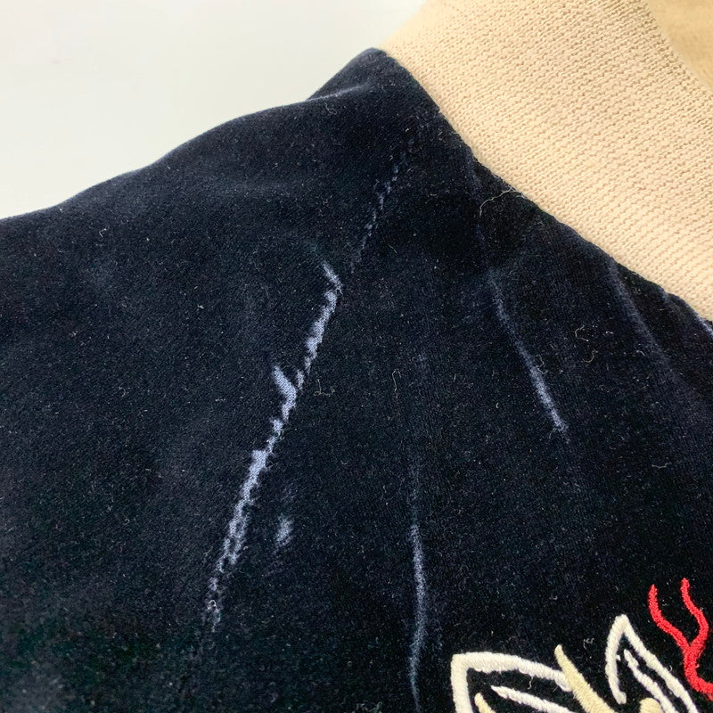 【中古品】【メンズ】 PINK DRAGON ピンクドラゴン 別珍 JAPAN MAP×DRAGON 30TH SOUVENIR JACKET ３０周年 スーベニア ジャケット アウター 145-260905-cs-08-izu サイズ：不明 カラー：ブラック/ホワイト 万代Net店