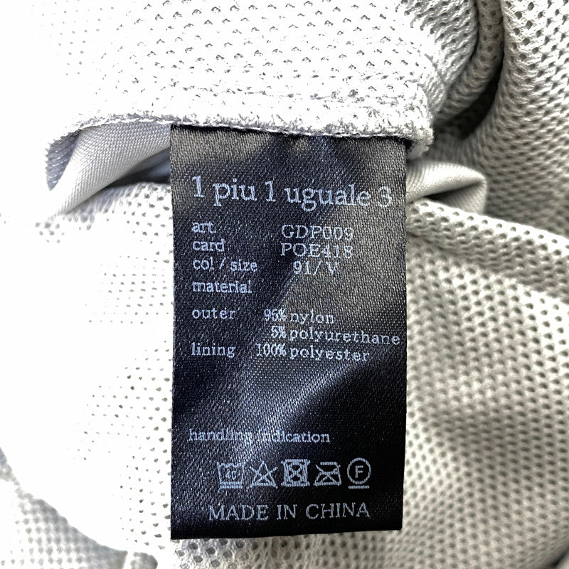 【中古品】【メンズ】 1PIU1UGUALE3 ウノピュウノウグァーレトレ POE418 ADP GOLF ZIP SLACKS ゴルフ ジップ スラックス パンツ ボトムス ズボン 151-260904-cs-07-izu サイズ：V カラー：グレー系 万代Net店