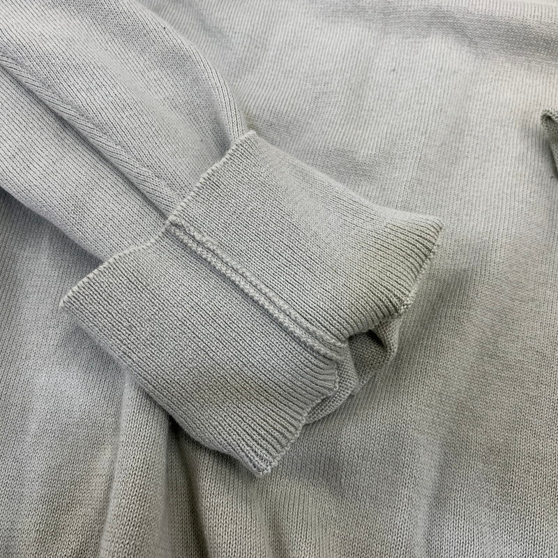 【中古品】【メンズ】 WACKO MARIA ワコマリア COTTON KNIT SWEATER コットン ニット セーター トップス 142-260904-kh-02-izu サイズ：L カラー：グレー系 万代Net店