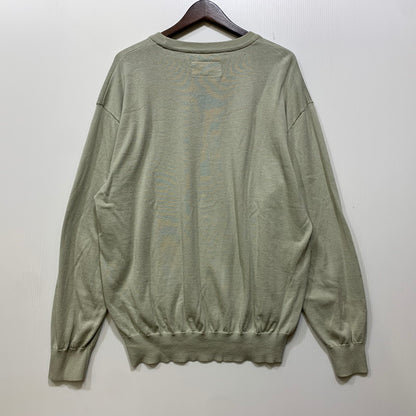 【中古品】【メンズ】 WACKO MARIA ワコマリア COTTON KNIT SWEATER コットン ニット セーター トップス 142-260904-kh-02-izu サイズ：L カラー：グレー系 万代Net店