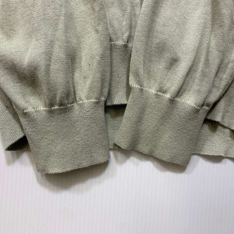 【中古品】【メンズ】 WACKO MARIA ワコマリア COTTON KNIT SWEATER コットン ニット セーター トップス 142-260904-kh-02-izu サイズ：L カラー：グレー系 万代Net店