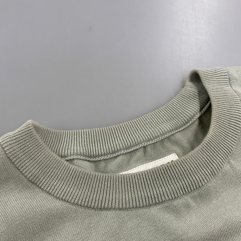 【中古品】【メンズ】 WACKO MARIA ワコマリア COTTON KNIT SWEATER コットン ニット セーター トップス 142-260904-kh-02-izu サイズ：L カラー：グレー系 万代Net店