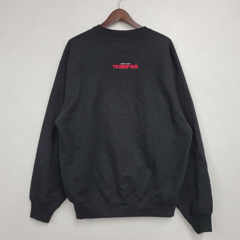 【中古品】【メンズ】 WACKO MARIA ワコマリア × TERRIFIER テリファー HEAVY WEIGHT CREW NECK SWEAT SHIRT ( TYPE-2 ) ヘビーウエイト クルーネック スウェット 長袖 142-260909-as-15-izu サイズ：M カラー：ブラック 万代Net店