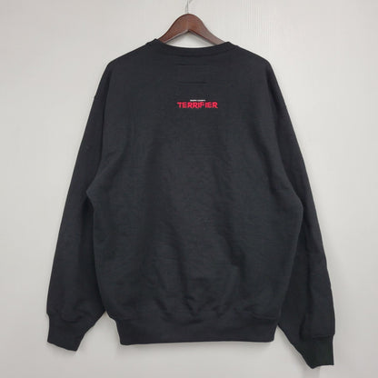 【中古品】【メンズ】 WACKO MARIA ワコマリア × TERRIFIER テリファー HEAVY WEIGHT CREW NECK SWEAT SHIRT ( TYPE-2 ) ヘビーウエイト クルーネック スウェット 長袖 142-260909-as-15-izu サイズ：M カラー：ブラック 万代Net店